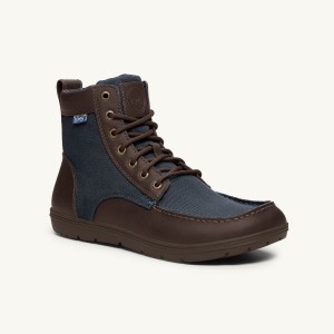 Lems Boulder Boot Nylon Stiefel Damen Braun Navy | CHTUMBFJ