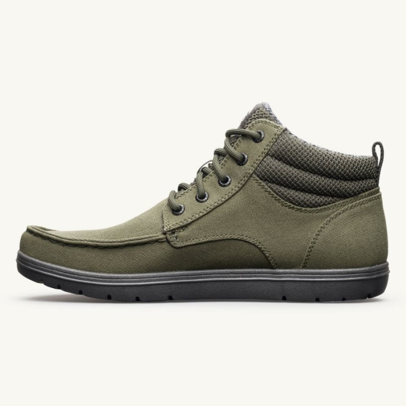 Lems Boulder Boot Mid Vegan Stiefel Herren Grün | CHEHVTYA