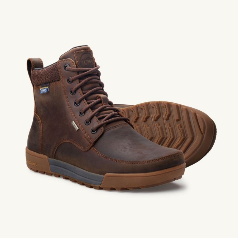 Lems Boulder Summit Wasserdichte Stiefel Damen Braun | CHZXWAYP