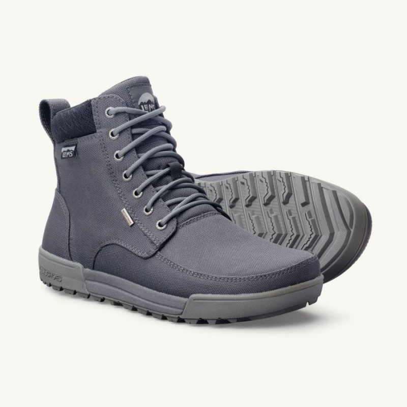 Lems Boulder Summit Wasserdichte Stiefel Herren Grau | CHYZALMC