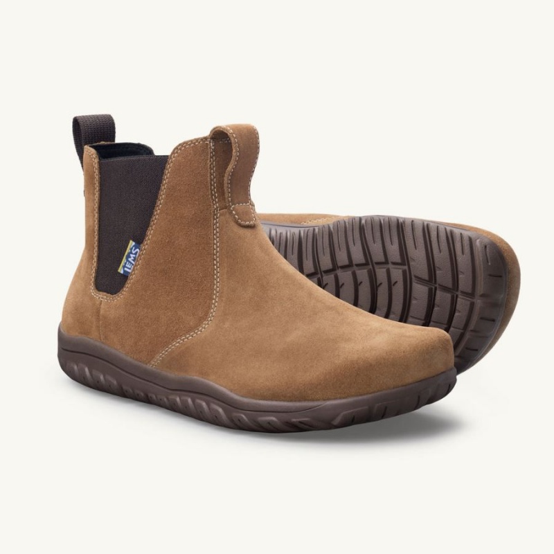 Lems Chelsea Boot Stiefel Damen Braun | CHBYXKMS