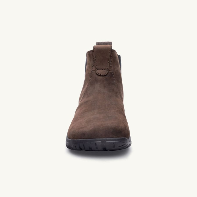 Lems Chelsea Boot Wasserdichte Stiefel Herren Braun | CHFAOTJI