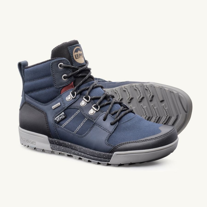 Lems Outlander Wasserdichte Boot Stiefel Damen Navy | CHTUBJSA