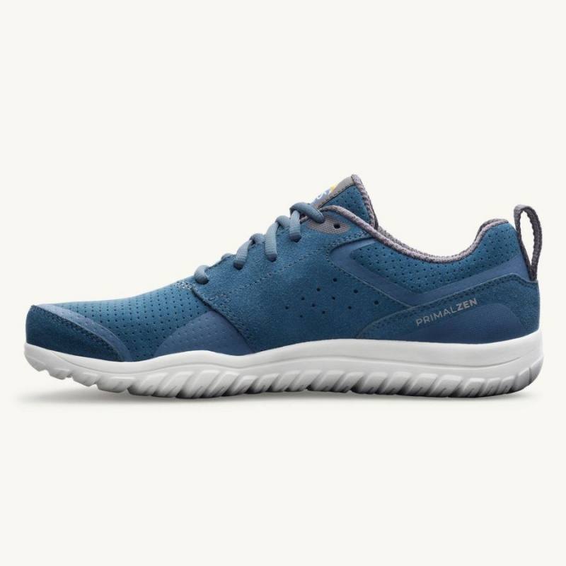 Lems Primal Zen Wildleder Sneakers Damen Blau | CHRPUVJW