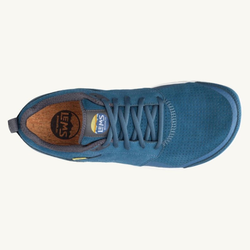 Lems Primal Zen Wildleder Sneakers Damen Blau | CHRPUVJW