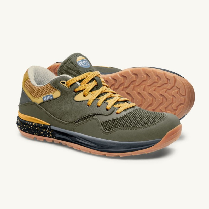 Lems Trailhead Sneakers Herren Olivgrün | CHUOZABW